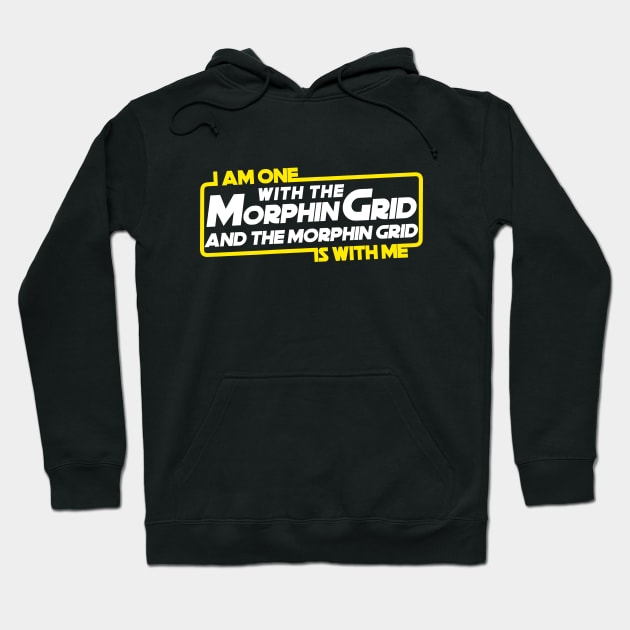 I Am One With The Morphin Grid Hoodie by Designsbytopher